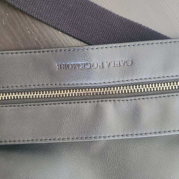 Carla Rockmore Hobo Bag Black Handbag Purse Vegan Leather - Picture 8 of 12